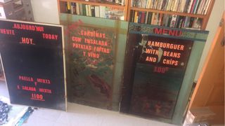 5 Carteles antiguos Restaurante