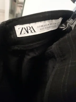 Pantalón Zara cuadros