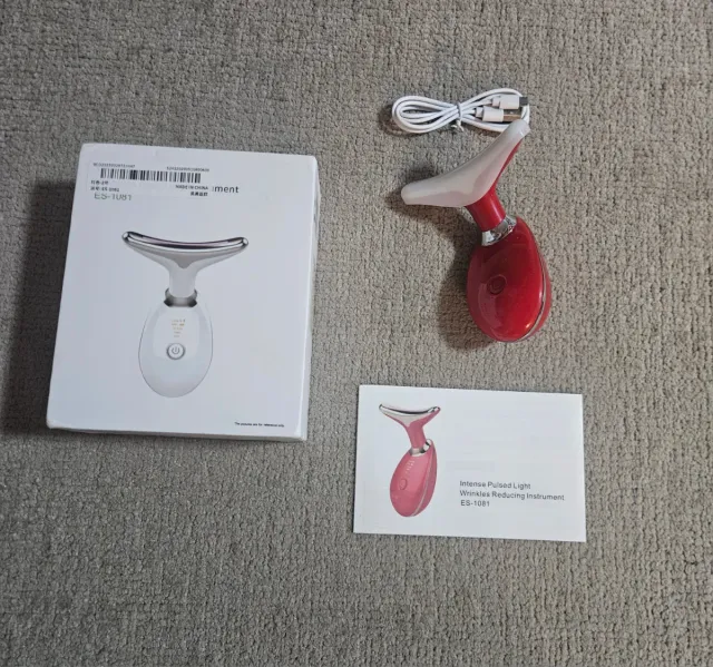 Masajeador Facial Rojo