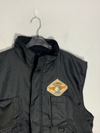 Chaleco Vintage Negro Talla XL