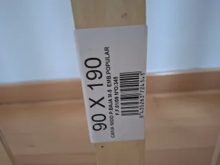 Somier Plegable 90x190 cm RECOGER EN ZARAGOZA.