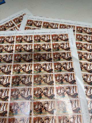 Lote 120 Sellos 8+5 Pesetas Viaje 1990