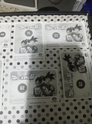 Lote Cromos Dragon Ball Super