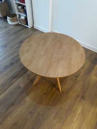 Mesa de comedor redonda de madera SOLO MESA