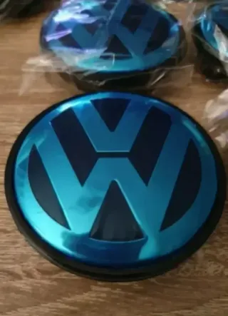 4 TAPACUBOS BUJE CENTROS RUEDA LLANTA VOLKSWAGEN