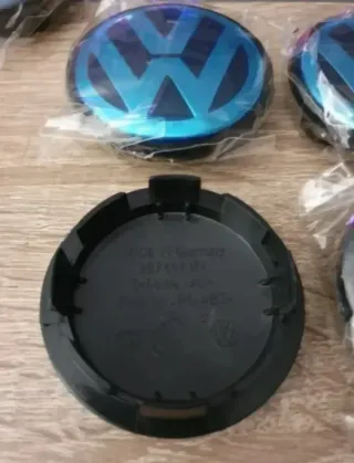 4 TAPACUBOS BUJE CENTROS RUEDA LLANTA VOLKSWAGEN