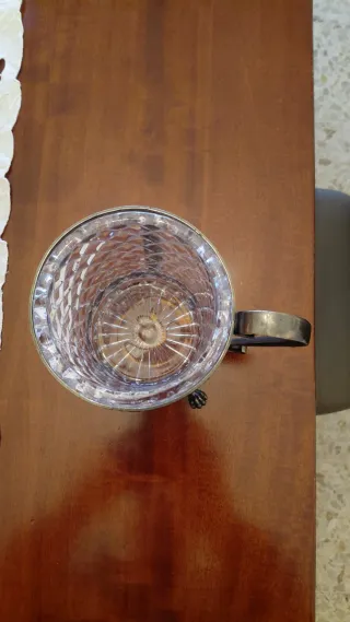 Portaghiaccio cristallo e decori