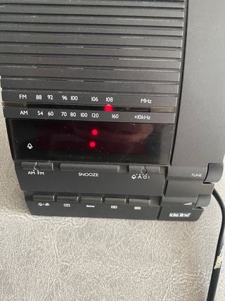 Radio despertador "Ide line" CR 908 AM/FM