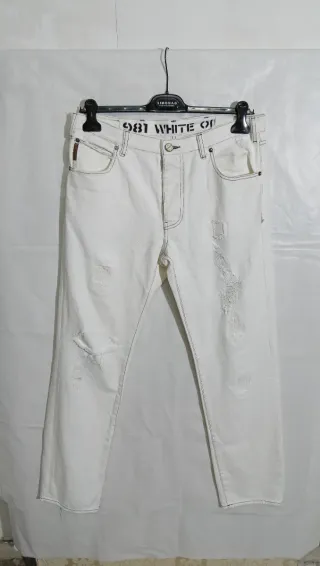 Jeans Armani Bianchi Strappati