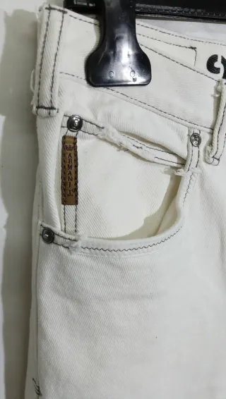 Jeans Armani Bianchi Strappati