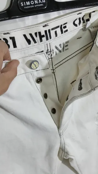 Jeans Armani Bianchi Strappati