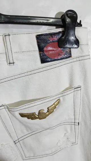 Jeans Armani Bianchi Strappati