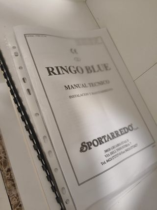 Cabina bronceado vertical ESPORTARREDO Ringo Blue