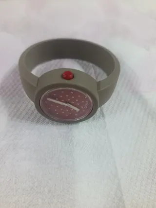 Orologio Oclock Grigio Rosso