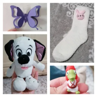 Lotto 18 pezzi (portachiavi, peluche e accessori)