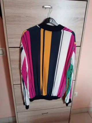 Chaqueta Zara Rayas Multicolor