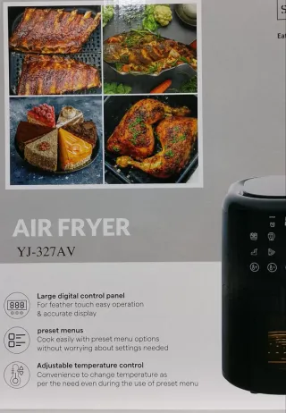 Friggitrice ad aria Nero 6lt