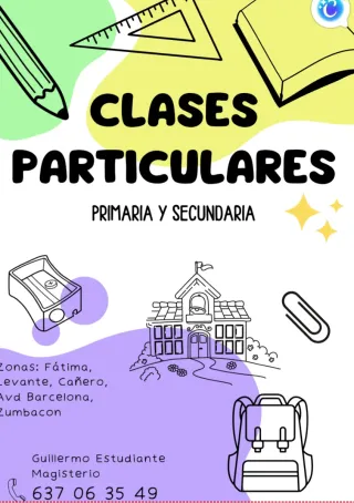 Clases particulares primaria y secundaria