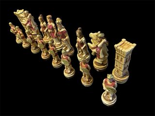 Scacchi Battaglia di Chalons-sur-Marne Dipinti