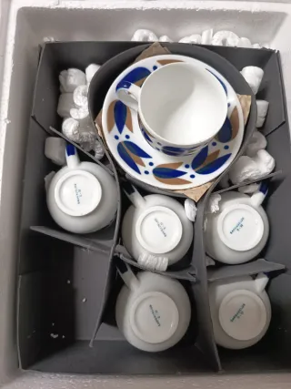 Juego de café Sargadelos 11 servicios.nuevo.