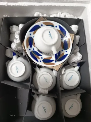 Juego de café Sargadelos 11 servicios.nuevo.