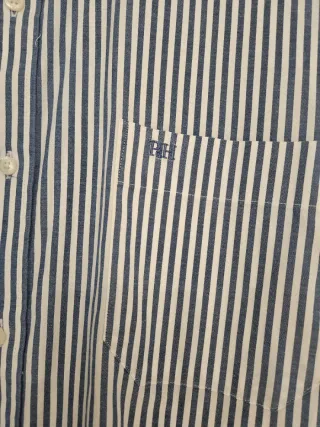 Camisa Pedro del Hierro Rayas Azul Talla XL