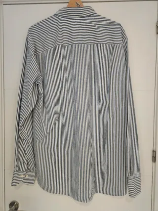 Camisa Pedro del Hierro Rayas Azul Talla XL