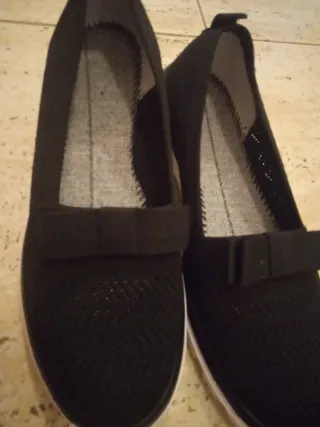 Sandalias niña T.35 Negras