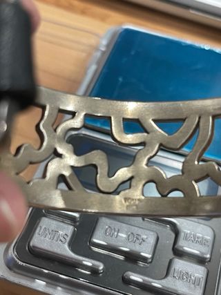 Brazalete Plata 925 Vintage Calado