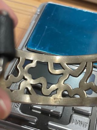 Brazalete Plata 925 Vintage Calado