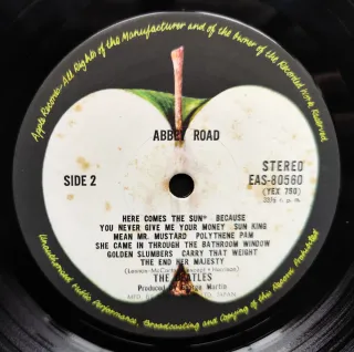 LP 1976 🇯🇵 THE BEATLES - ABBEY ROAD