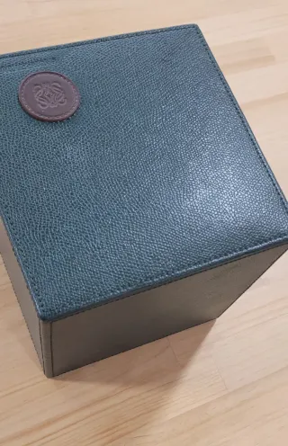 Joyero con cajones verde