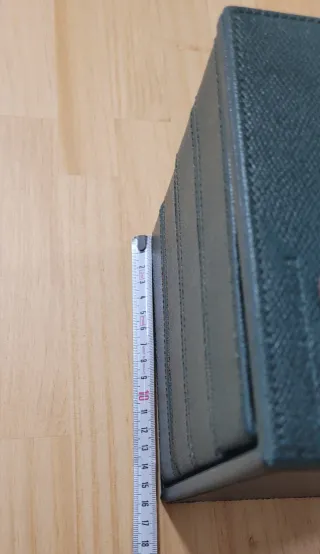 Joyero con cajones verde