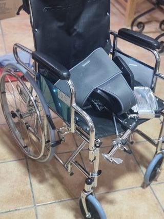 Silla de ruedas aluminio plegable