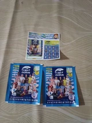2 Sobres cromos Liga F Moeve 2025-26