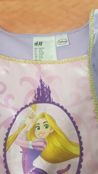 Disfraz Rapunzel H&M Niña talla 8-10 años