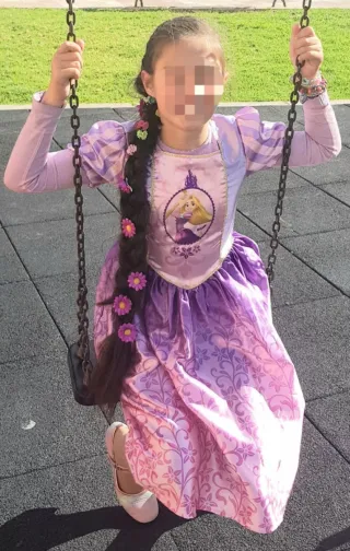Disfraz Rapunzel H&M Niña talla 8-10 años