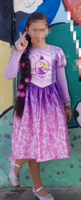 Disfraz Rapunzel H&M Niña talla 8-10 años