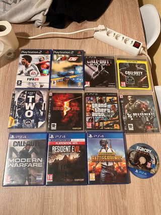 Lote Juegos PS4, PS3, PS2