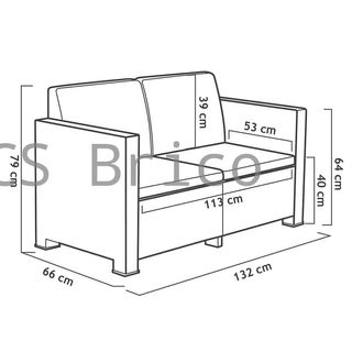 Muebles Jardín Evo Confort Grafito