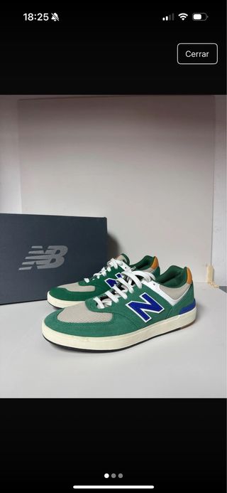 Zapatillas New Balance Hombre Verde/Azul