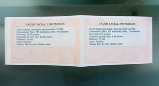 Monedas Plata Quinto Centenario 1989