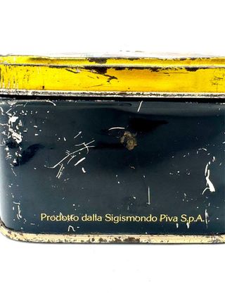 Scatola Latta Vintage Primizia Costumi da Bagno