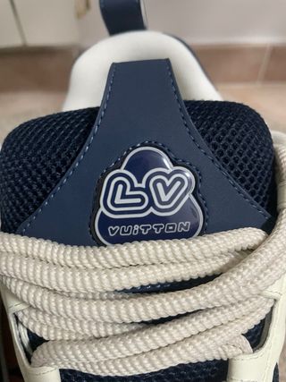 Louis Vuitton Skate Blu/Bianco Taglia 44