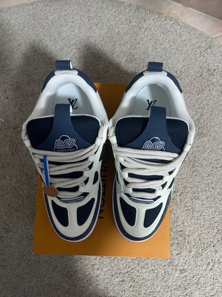 Louis Vuitton Skate Blu/Bianco Taglia 44