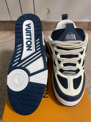 Louis Vuitton Skate Blu/Bianco Taglia 44