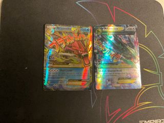 4 Cartas Pokémon EX Mega Gyarados Rayquaza Glalie