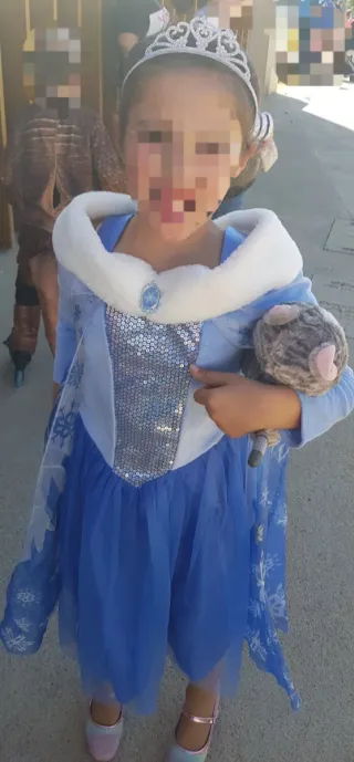 Disfraz Elsa Frozen niña H&M talla 8-10 años