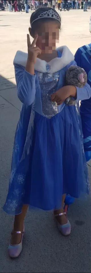 Disfraz Elsa Frozen niña H&M talla 8-10 años
