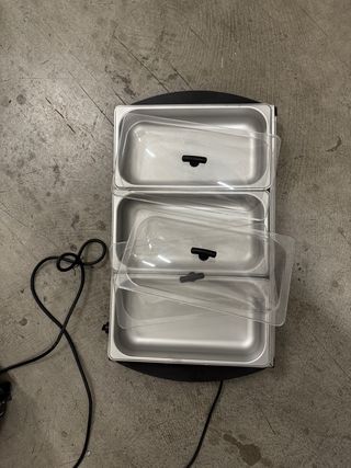 Calentador Platos Acero Inoxidable tarigton house